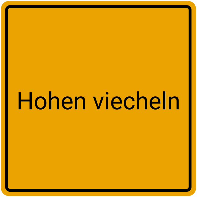 Meldebestätigung Hohen Viecheln